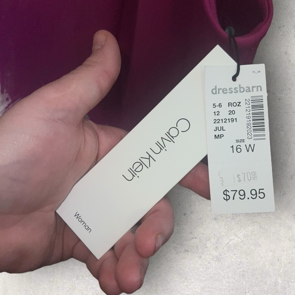 NWT Calvin Klein midi dress 16w - Picture 2 of 4